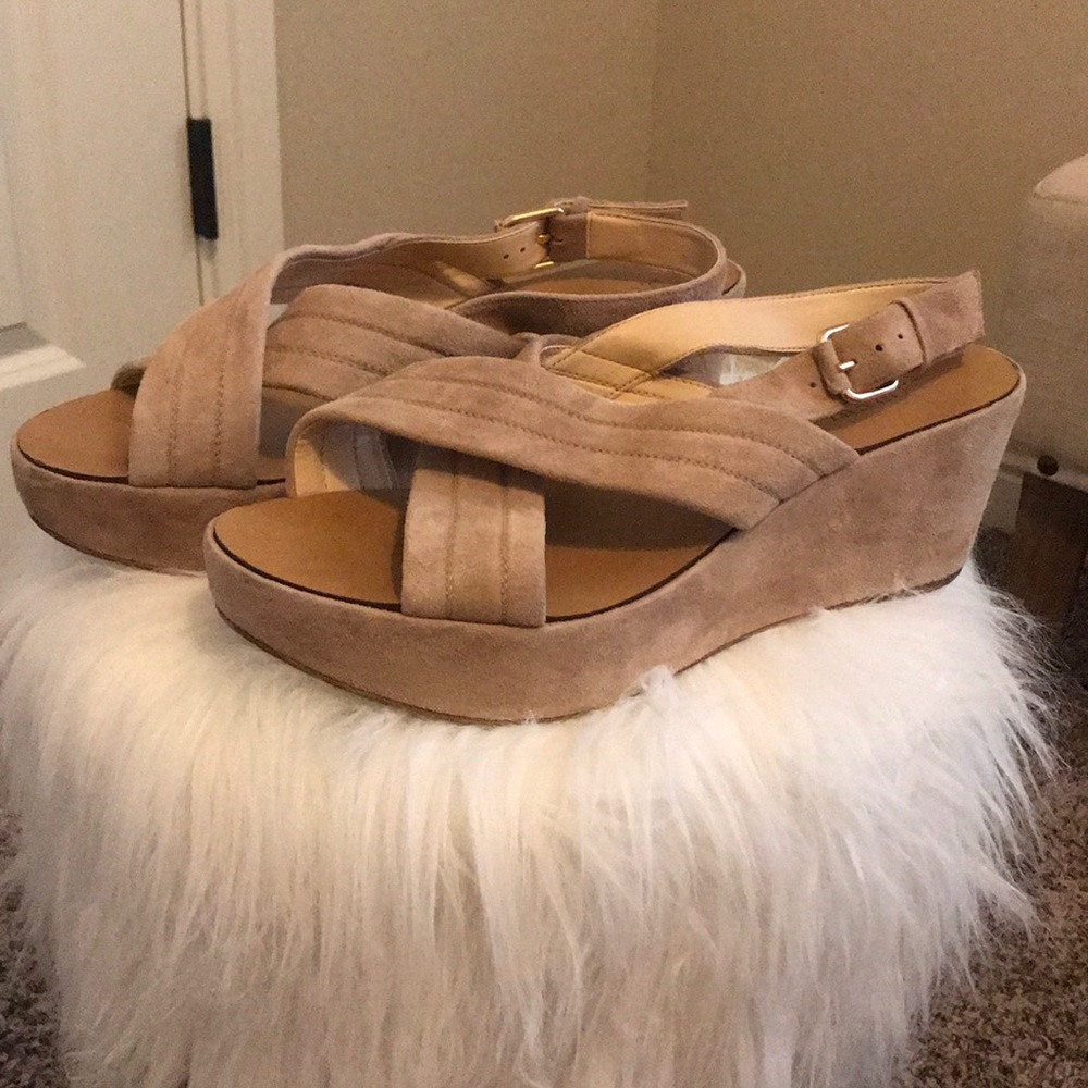 J.Crew Marcie Suede Wedge